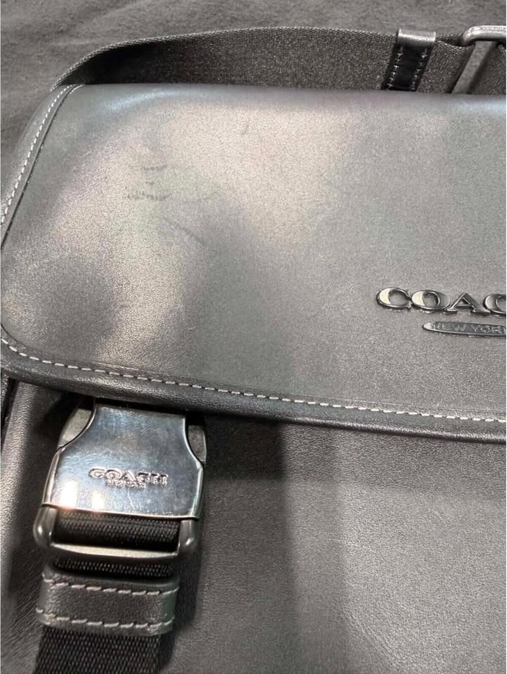 COACH RACER MESSENGER BAG - Picture 2 of 5